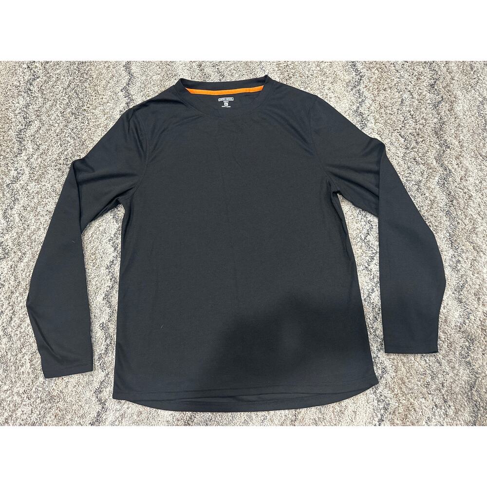 Omni Wool Black Long Sleeve Wool Blend Shirt Men’s Size XL